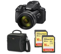 NIKON COOLPIX P900 Bridge Camera with free Camera Bag & Memory Card